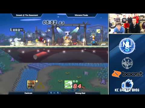 Smash @ TB PM 3.5 Singles Winners Finals: Darkrain (Falcon, Ganon) Vs. Strong Bad (G&W, Wario)