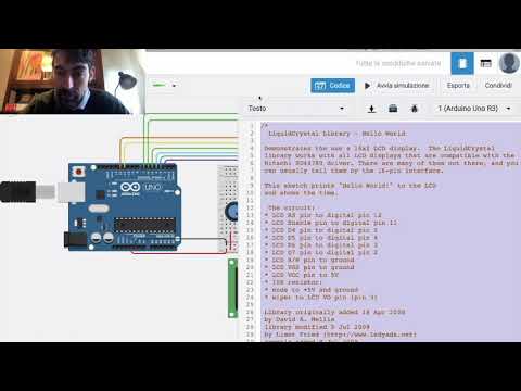 Impariamo ad Utilizzare un Display LCD per Arduino (Tinkercad)