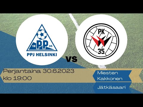 Miesten Kakkosen peli PPJ vs PK35 Jätkäsaaren tn perjantaina 30.6.2023 klo 19:00
