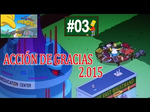 Los Simpson Springfield "Acción Gracias'15: Cap. 3 - Mesa de bufé de 360 grados" por Tony