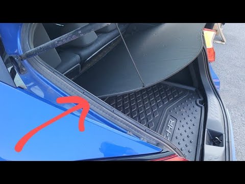 How to Install Rear Privacy Cargo Cover on Toyota C-HR