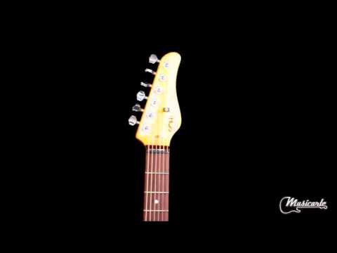 Schecter Sunset Custom Shop HSS Guitar Trans Black Chitarra Elettrica   Musicarte