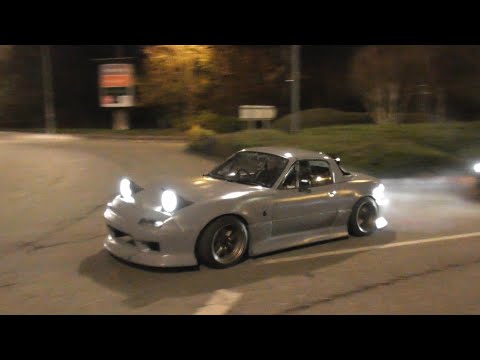 Cars going FULL SEND at the Modified scene UK meet