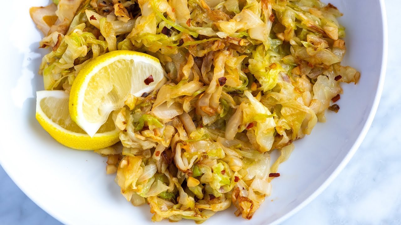 Garlic Sautéed Cabbage Recipe