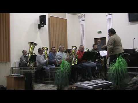 Fanfara CRISANA in repetitie COBORI ,COBORI 29 03 2019