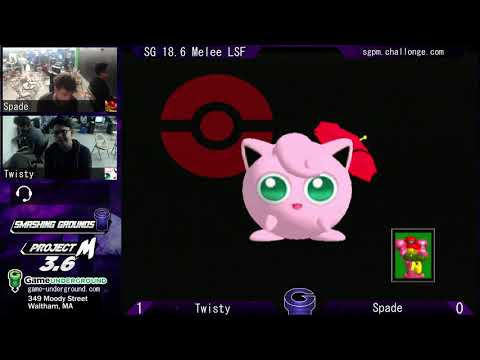 SG at GU 18.6 Melee LS - Twisty (Jigglypuff, Falco) vs Spade (Samus, Captain Falcon)