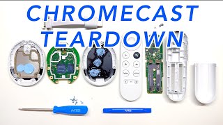 Chromecast with Google TV Teardown / Disassembly (w/ Remote)
