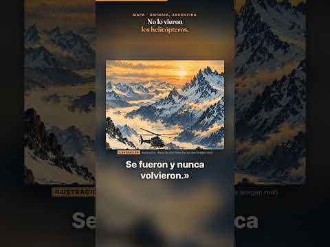 «Pero no me vieron»: casi un día en una grieta cerca de Ushuaia mientras pasaban los helicópteros