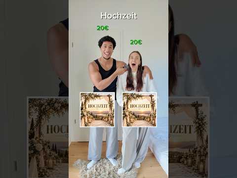 Wer hat die bessere Hochzeit #couple #play #game #challenge #couplechallenge