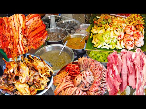 Living In Phnom Penh, Local Fresh Market Food And People Activities, Boeng Trabaek