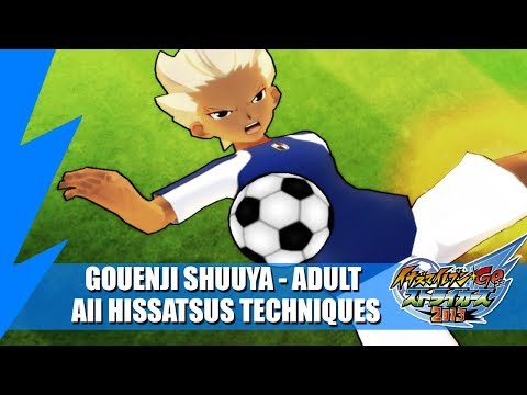 Gouenji Shuuya (Adult Version) - All Hissatsus Techniques | Inazuma Eleven GO Strikers 2013