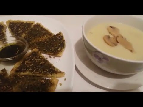 الذ شربة بمكونات جد بسيطة(soupe et pain grillé )
