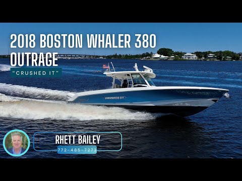 2018 Boston Whaler 380 Outrage Crushed It Video