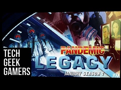 Let's Play Pandemic Legacy: Season 1 January - Board Game Play Through