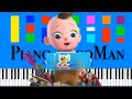 BabyTV Channel Introduction Slow EASY Medium 4K Piano Tutorial