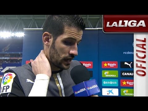 Entrevista a Casilla tras el RCD Espanyol (0-2) Getafe CF - HD