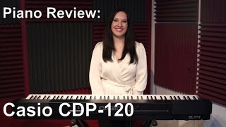 Video thumbnail for Casio CDP120 Piano Review by The Online Piano & Violin Tutor