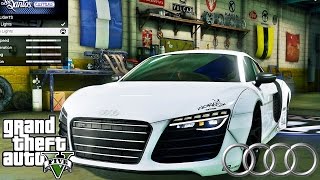Audi R8 V10 Libertywalk Add On Replace Gta5 Mods Com