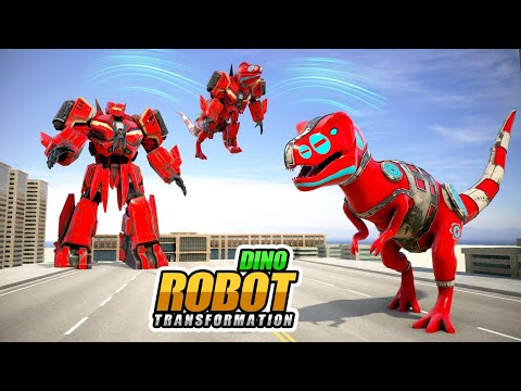 Dino 🤖 Robot Car Game: Ultimate Dinosaur Games #1 Android Gameplay.