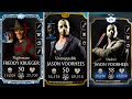 MK Mobile Jason Voorhees And Freddy Krueger SP1 SP2 X Ray