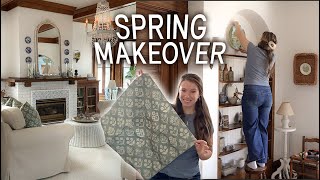 Spring Home Makeover: Thrift Store Vintage Decor Finds! Spring 2025 Decorate with Me!