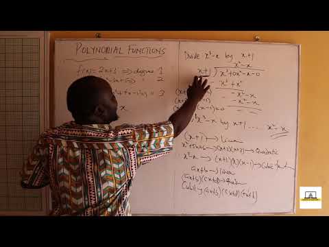 SHS 1 Elective Math - How To Solve Polynomial Functions