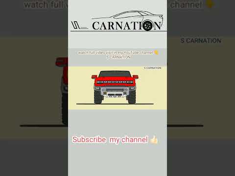 How to Draw GMC  Hummer EV TRUCK design | Electric vehicles |#shorts #trucklovers