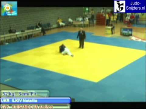 Judo 2009 Koper: Ilkiv (UKR) - Krisandova (SVK) [-52kg].