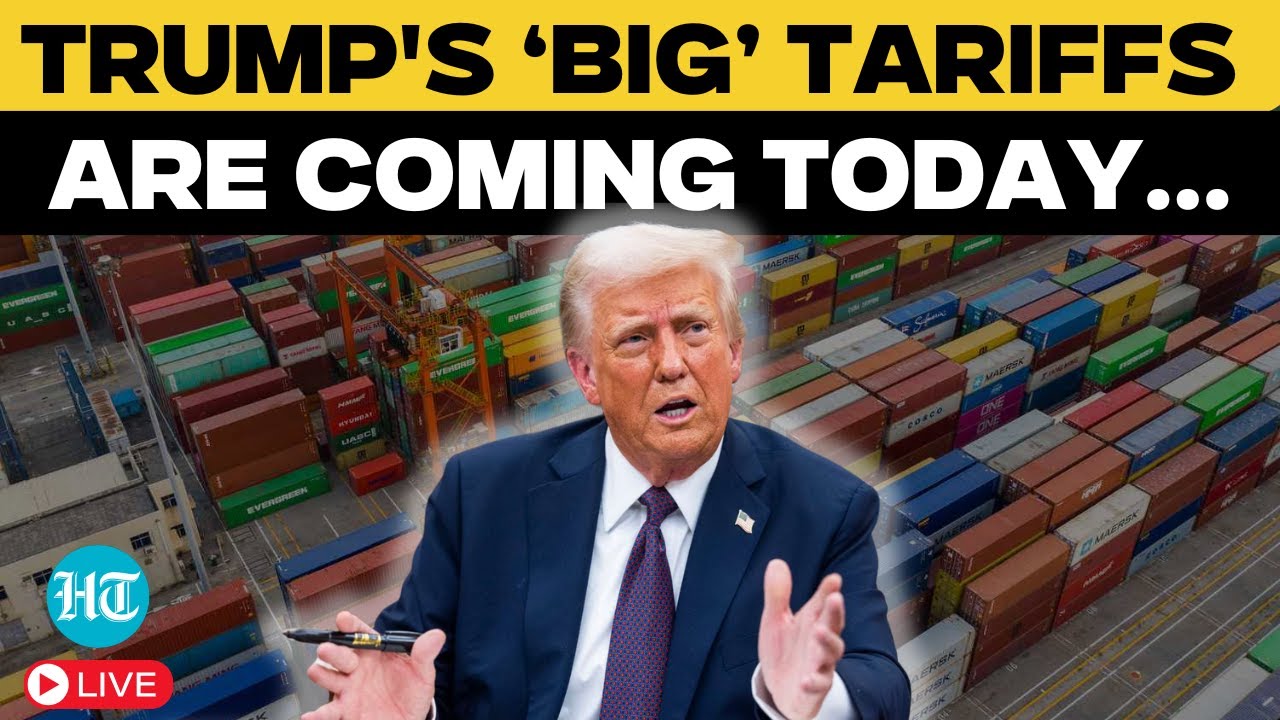 Donald Trump LIVE | Trump ‘Big’ Tariffs Are Coming Today | Tariff War Updates | Trump Latest LIVE