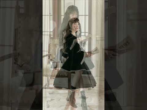 漆黒の舞踏会のショートジャケットとジャンパースカート #shorts