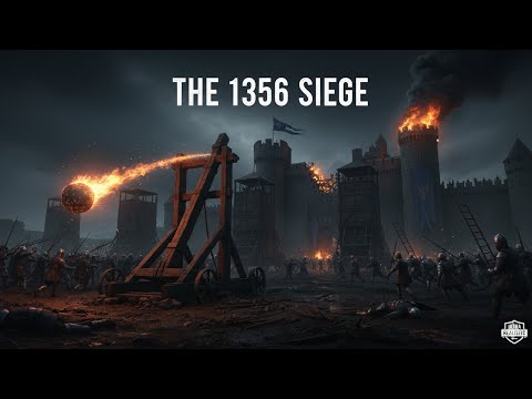 HUNDRED YEARS' WAR: The Brutal 1356 Siege English vs French 