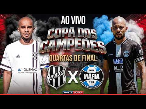 PONTE PRETA x MÁFIA LESTE | QUARTAS  | Copa dos Campeões 2026 | Futebol de Várzea BR