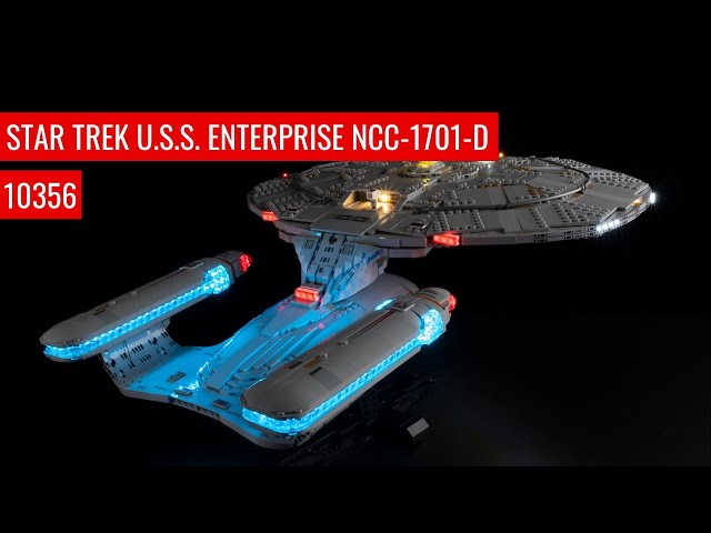 Vídeo relacionado con Kit de iluminación LED para LEGO 10356 Star Trek: U.S.S. Enterprise NCC-1701-D - Luces personalizadas para montar, compatible con este modelo (modelo no incluido)