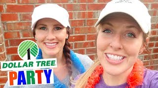 How to Plan a Dollar Tree LUAU Party! The BEST Things to Buy at the Dollar Tree to Plan a Party!