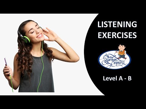 Listening Comprehension - The note-taking exercise - Easy English Lesson (Level: A-B)