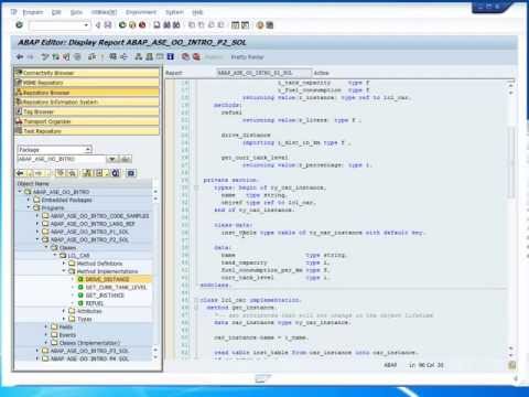 ABAP OO Refresher - Module 2B: Object basics part 2 - sample solution