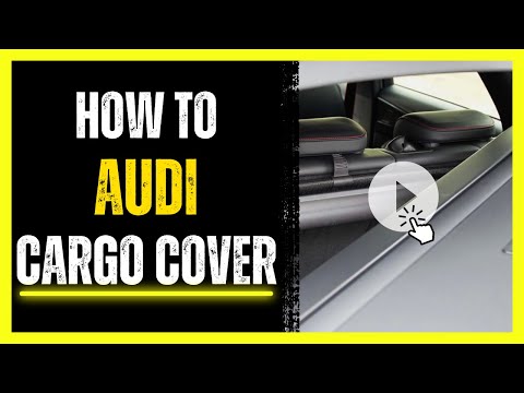 How to remove and install the Audi Cargo Cover/ Luggage Load Cover/ Parcel Shelf | VAG Car Tutorials