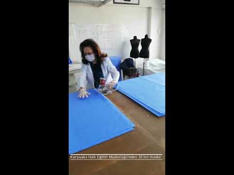 Karşıyaka Halk Eğitim Müdürlüğü'nden 30 bin maske…