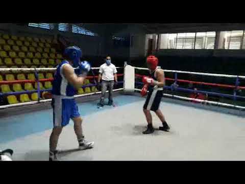Roger Tally vs Elian Amador, miercoles 10 de febrero de 2021. Gimnasio Nicarao.