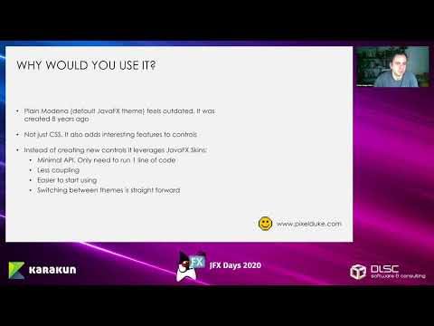 A Modern JavaFX Theme: JMetro | Pedro Duque Vieira @ JFX Days 2020