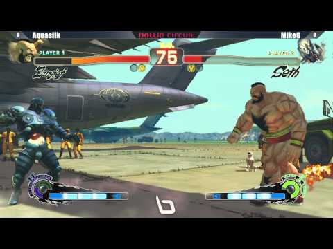 SSF4 AE2012 Aquasilk vs MikeG - Next Level Battle Circuit #6 Tournament