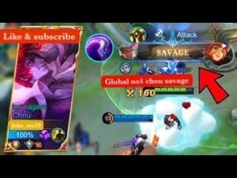 Chou savage global no 1 chou 🫠🌚@MobileLegends5v5MOBA