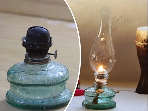 Rusty Oil Lamp Restoration DIY