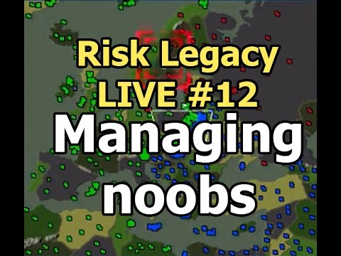 SC2 Risk Legacy LIVE #12 - Managing noobs