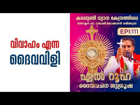 വിവാഹം എന്ന ദൈവവിളി | El Ruha EP 111 | Shalom TV | Fr. Raphael Kokkadan