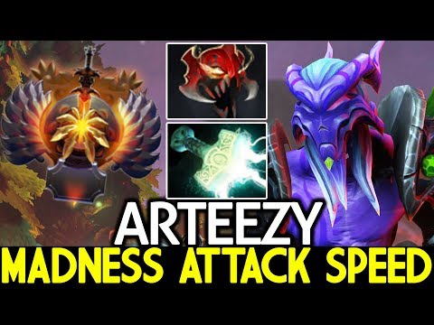 ARTEEZY [Faceless Void] Madness Attack Speed Build Imba Raid Boss 7.24 Dota 2