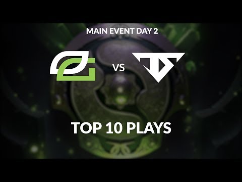 Optic Gaming vs Team Serenity Top 10 plays The International Main Event Day 2