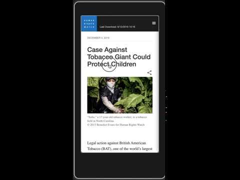 Human Rights Watch News