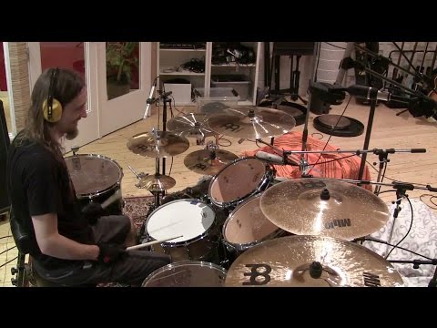 Dirk Verbeuren 2015 Soilwork drum recording