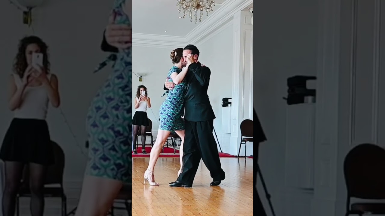Tango.Marcación del cruce , no cruce.Gustavo Rosas.Clase con Rebecca en Cork.AGO.2023.Ireland.#tango